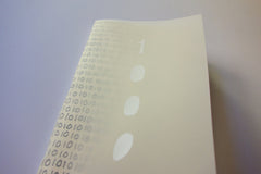 Spray Painted Vellum - 1000 Miles Vol. 6 Special Edition Zine by Jason Jaworski