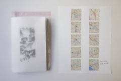 1000 Miles Vol. 8 Zine by Jason Jaworski with route / map insert