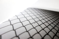 Close-up of laser printed 1000 Miles Vol. 10 Zine cover image by Jason Jaworski
